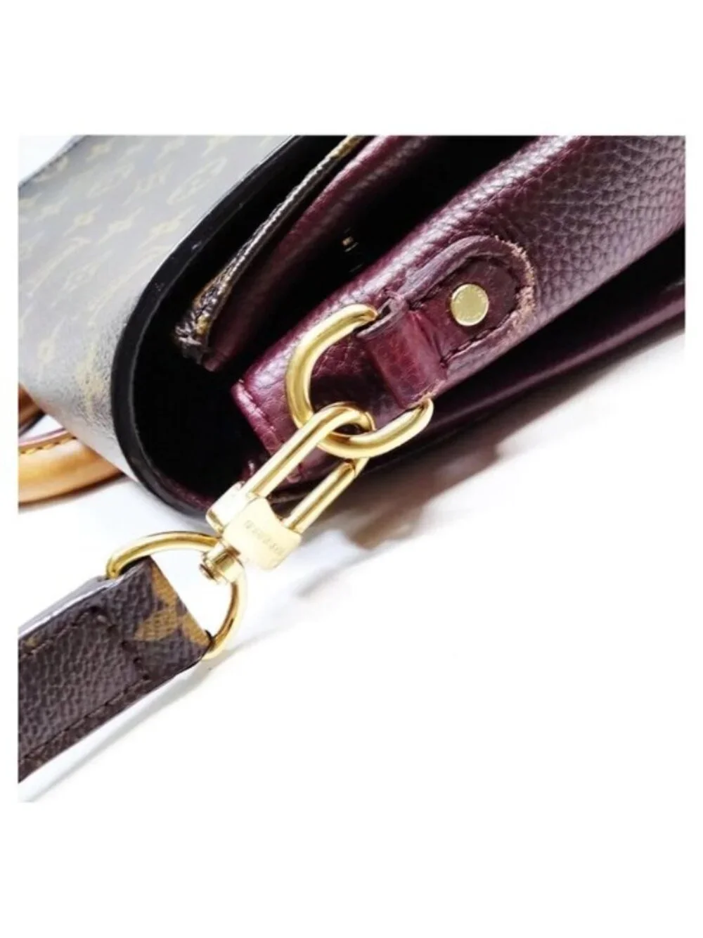 Authentic Louis Vuitton Eden MM Monogram Crossbody Satchel Shoulder Bag